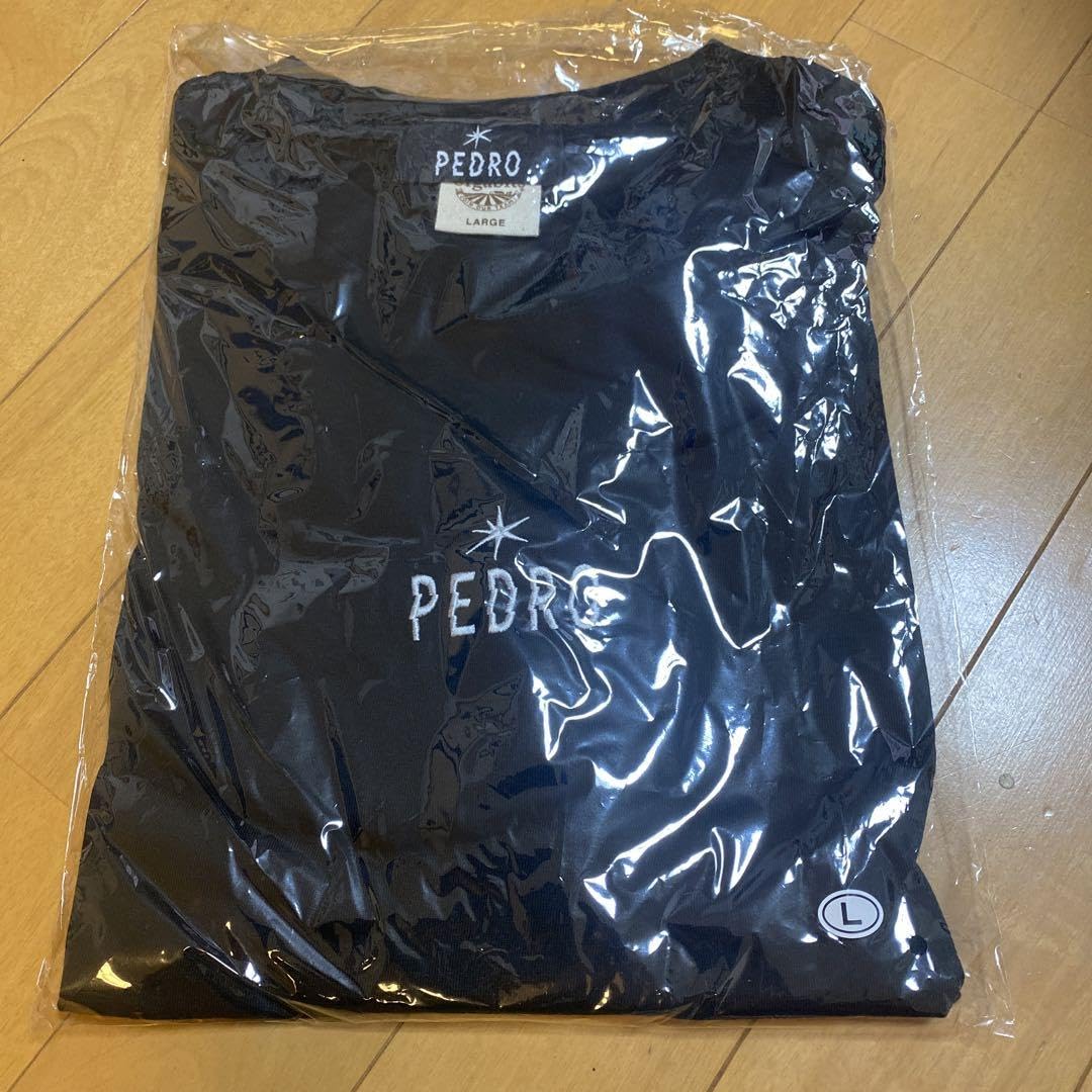 PEDRO青い花Tシャツ Lサイズ アユニD pedro アユニd 刺繍Tシャツ